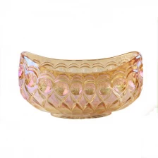 China China electroplate gold glass fruit bowl supplier manufacturer