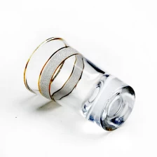porcelana China oro venta caliente vaso oro cristal vasos mejor copas fábrica del borde de fabricante