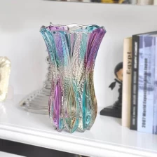 Китай Китай популярные декоративные вазы цветные стеклянные вазы, стеклянные вазы для продажи производителя