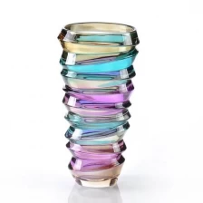 porcelana Colorido jarrones de cristal al por mayor fabricante