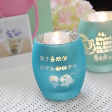 Cina lettering personalizzato colorato portacandele fabbrica di candele multipla all'ingrosso titolare produttore