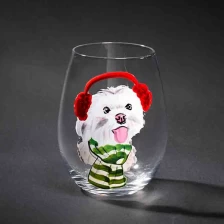 China Cute hand painted tumblers small drinking glasses wholesaler manufacturer