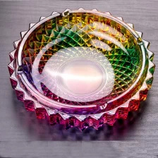 Çin Moda güzel kristal cam kül tablası toptan üretici firma