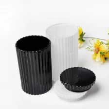porcelana Recipiente de vela de vidrio, china vidrio vela envase surtidor y fabricante de contenedor de vela fabricante