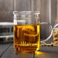 porcelana fabricante de la taza de cristal de vidrio transparente tazas de té mayorista fabricante