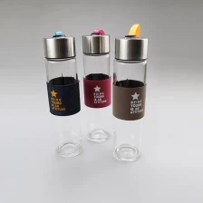 China Glass cups with lids travel mug glass manufacturer manufacturer