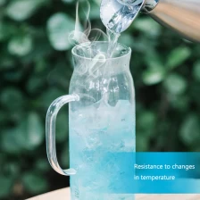 China Heat-resistant borosilicate glass jugs wholesale manufacturer