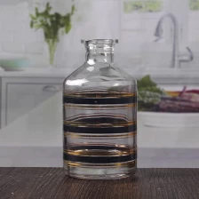 China Hochwertige ätherisches Öl Diffusor Flasche klar gestreiften Öl Aroma Diffusor Flasche Großhandel Hersteller