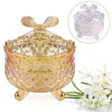 China New Lead-free glass candy cup, european classical home fashion glass candy cup exporters manufacturer