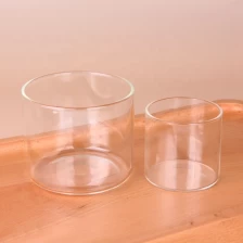 China Premium Quality Empty Glass Candle Jar High Borosilicate Containers For Three Wick Candles fabricante