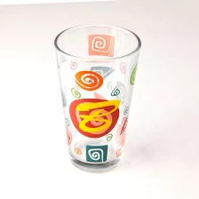 China Pretty painting wine glasses drinking cups supplier manufacturer