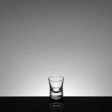 porcelana Tazas de vidrio con forma especial para la venta, taza de cristal pequeña venta por mayor fabricante