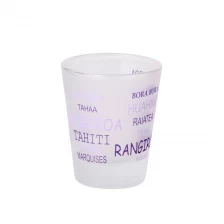 China Sublimation Frosted 1oz 1.5 oz Glass Shot Custom Logo Printing 2 oz Liquor Shot Glasses manufacturer