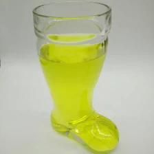 China Wholesale custom creative fashion boot shaped beer glass hand made manufacturer