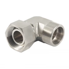 中国 2C9 90 degree elbow reducer tube adaptor with swivel nut メーカー