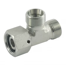 中国 CC run tee fittings with swivel nut tube fittings メーカー