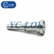 China Kohlenstoffstahl-hoher Qualität hydraulischer SAE-Flansch mit weißer Verzinkung Hersteller