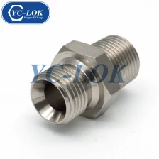 porcelana Alta presión hasta 9000 psi JIC macho recto adaptador de tubo de cono de 74 grados fabricante