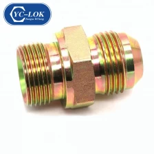 China NPT-Stecker auf BSP-Stecker, gerader Hydraulikadapter Hersteller