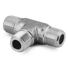 China Stainless Steel Pipe Fitting  Male Tee 14 in  Male NPT manufacturer