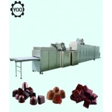 China fully automatic chocolate moulding line/chocolate depositor machine/chocolate making machine fabrikant