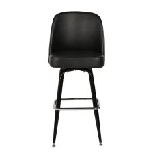 China Metal Restaurant Dining Barstool with Swivel Bucket Seat Manufacturer manufacturer