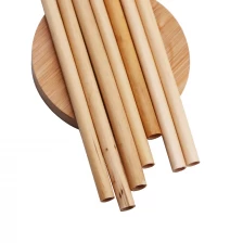 China 180mm Length 6-8mm Diameter Biodegradable disposable reed straw manufacturer manufacturer