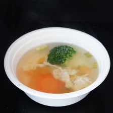 China 18oz 500ml degradable disposable sugarcane bagasse soup bowl microwave manufacturer manufacturer