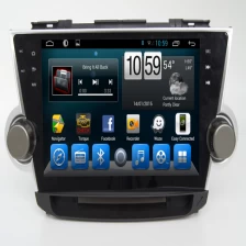 China Android 7.1 Quad Core 1024*600 Car DVD player GPS Navigation stere for Toyota Highlander 2012 fabricante