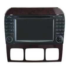 China Android 7.1 Quad Core 1024*600 Car DVD player GPS Navigation stere for Mercedes Benz S series 1998-2005 fabricante