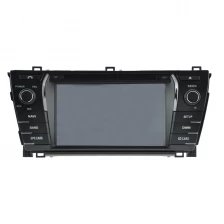 China Android 7.1 Quad Core 1024*600 Car DVD player GPS Navigation stere for  Toyota Corolla 2014 fabricante