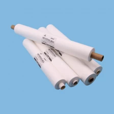 China 55% celulose 45% poliéster limpeza SMT estêncil papel Wiper roll para máquina de impressão SMT fabricante