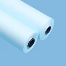 Chine Rouleau de pâte de bois 45 % Polyester blanc sec & bleu lavage automatique de couverture tissu 55 % fabricant