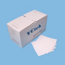 중국 55%Woodpulp45%Polyester Lint Free Cleanroom Wipe Nonwoven 1/4 Fold Wipe 제조업체