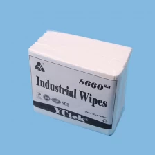 China China Supplier Non woven Fabric PP Wood Pulp Lint Free Industrial Cleaning Wipes fabricante