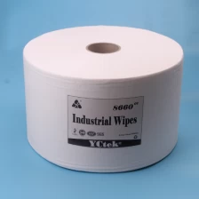 China China Supplier Wood Pulp Pp Spunlace Non-Woven Fabric Industrial Cleaning Wipe manufacturer