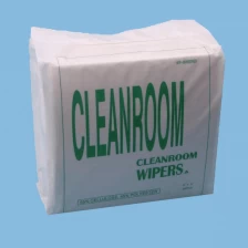 Chine Cross durable spunlace non-tissé tissu salle blanche 55% cellulose et 45% lingettes polyester fabricant