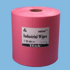 China Alta qualidade 70% celulose 30% PP não tecidas Wipe industrial roll fabricante