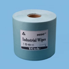 porcelana Spunlace no tejida tela Industrial limpieza toallitas, 500pcs/roll, 4rolls/carton fabricante