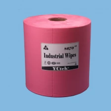 China YCtek70 Jumbo Roll industrial wipes, Red, 870 Sheets/roll manufacturer