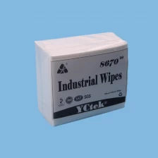 China YCtek70 Wood Pulp Polypropylene Fabric Industrial Wipes,White,100pcs/bag manufacturer