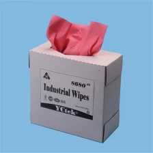 الصين YCtek80 Industrial Cleaning Wipes 9.1” x 16.8” Pop-Up Box, Red, 80 Sheets / Box الصانع