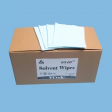 porcelana Trapos del solvente, secar, tela no tejida, azul, 1/4 caja estilo plegable fabricante