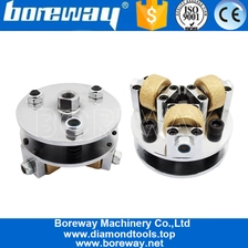 中国 ハンドヘルド機のための5インチ二重層真空ろう付けブッシュハンマープレート メーカー