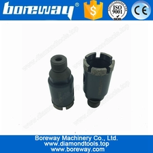 China CNC Pedra Diamante Bit D38 * 85L * 1/2 "G, 38mm Diamante CNC brocas para o granito fabricante