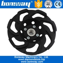 China D125*M14 diamond cup grinding wheels with L segment manufacturer