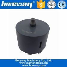 China D160x150LxR1 / 2 "G CNC Diamond Drill Core Bit For Processing Stone manufacturer