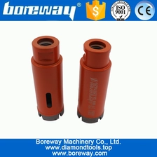 China D35x105Lx5/8 "-11 Diamond Coring Drilling Bit With Crown Segment Dry For Granite manufacturer