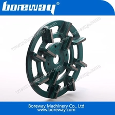 China Diamond Round Metal Grinding Plate For Concrete Floor manufacturer