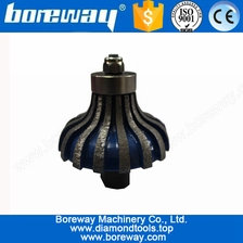 China F30*D100*5/8"-11 Diamond Segmented Tenon Router Bit For Granite manufacturer